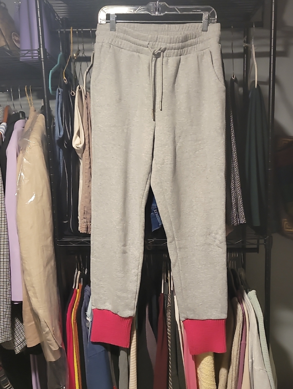 3 For $20 AKIRA Light Gray Lounge Sweatpants with Subtle Heather